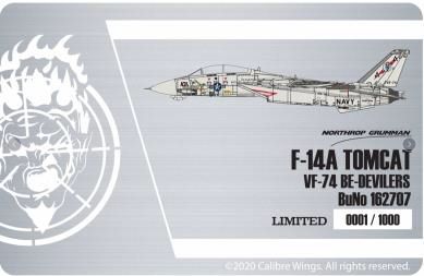 Calibre Wings(カリバ―ウイングス) 1/72 (ダイキャスト製) F-14A VF-74