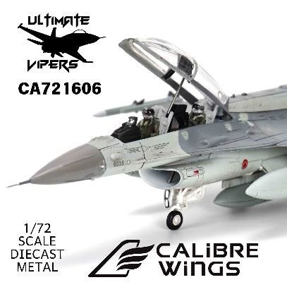 Calibre Wings(カリバ―ウイングス) 1/72 (ダイキャスト製) F-16D