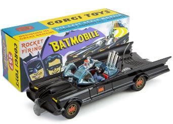 CORGI(コーギー) 1/50 (ダイキャスト製) #267 バットモービル1966TV バットマン&ロビン フィギュア付