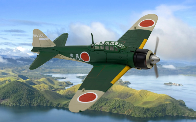 CORGI(コーギー) 1/72 (ダイキャスト製) 三菱 A6M2-21 零式艦上戦闘機 1944 ジェフマン島