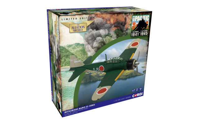 CORGI(コーギー) 1/72 (ダイキャスト製) 三菱 A6M2-21 零式艦上戦闘機