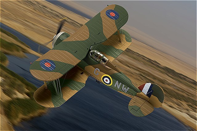CORGI(コーギー) 1/72 (ダイキャスト製) グロスター グラディエーター