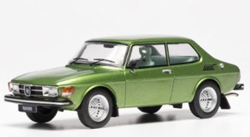 [予約]ixo(イクソ) 1/43 (ダイキャスト製) SAAB 99 ターボ 1977 メタリックグリーン