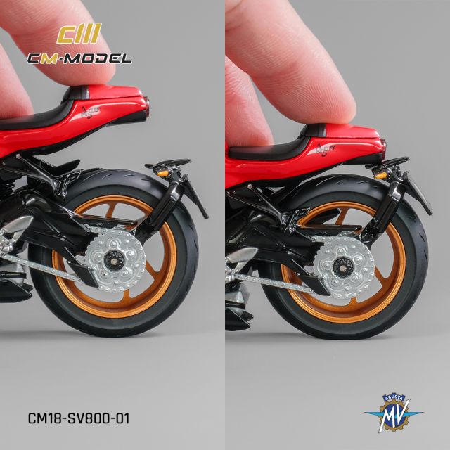 CM・MODEL(CMモデル) 1/18 MVアグスタ Superveloce 800 2022 レッド