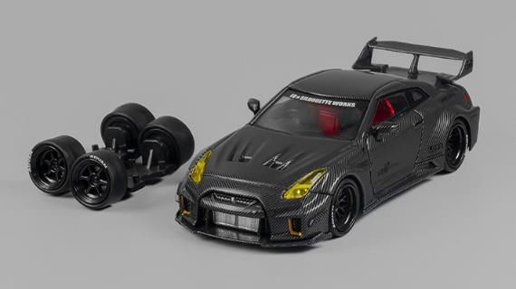 CM・MODEL(CMモデル)  1/64 Nissan LB-WORKS GT35RR スーパーシルエット フルカーボン