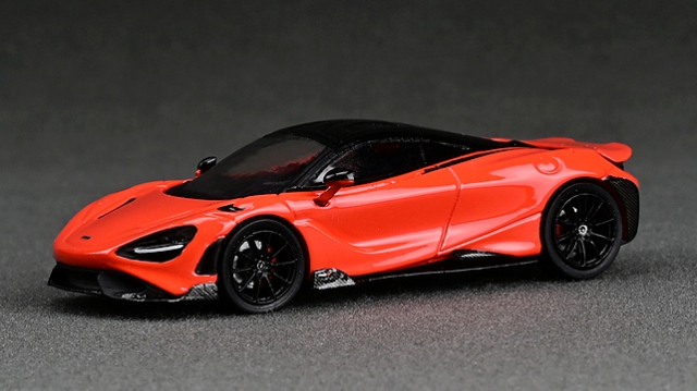 ミニカー 1/64 LCD model マクラーレン　765LT パールオレンジ CM・MODEL(CMモデル) 1/64 マクラーレン 765LT オレンジ ガリバー