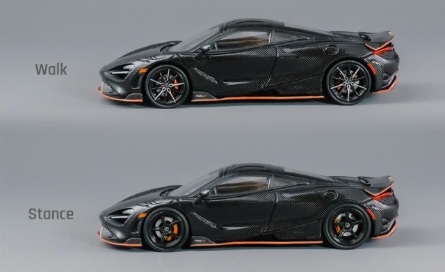 CM・MODEL(CMモデル) 1/64 McLaren 765LT フルカーボン/オレンジ