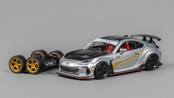 CM・MODEL(CMモデル)  1/64 Subaru BRZ Varis ARISING-1 シルバー