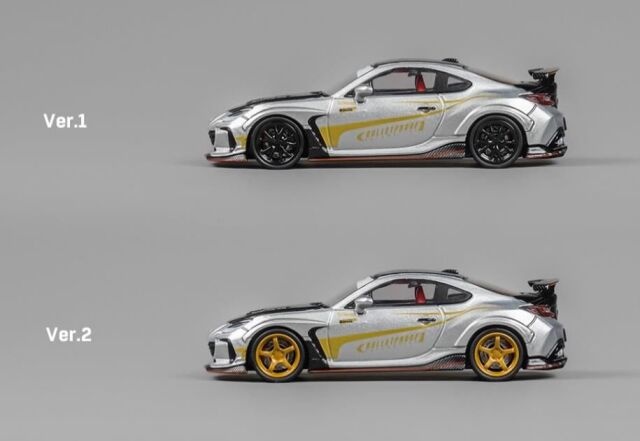 CM・MODEL(CMモデル) 1/64 Subaru BRZ Varis ARISING-1 シルバー