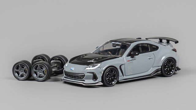CM・MODEL(CMモデル)  1/64 Subaru BRZ Varis ARISING-1 グレー