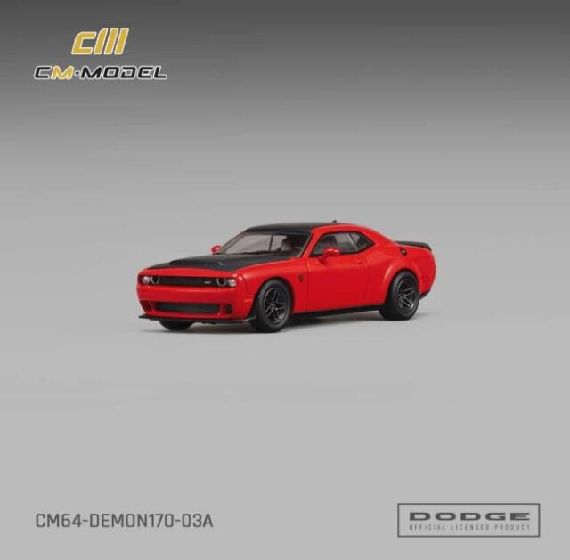 [予約]CM・MODEL(CMモデル) 1/64 (ダイキャスト製) Dodge デーモン 170 トールレッド