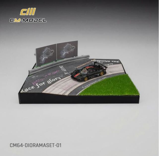 [予約]CM・MODEL(CMモデル) 1/64 (ダイキャスト製) ジオラマセット Pagani ゾンダ レボルーション