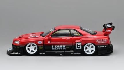 CM・MODEL(CMモデル) 1/64 Nissan スカイライン ER34 LBWK スーパー