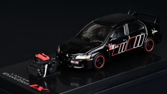 CM・MODEL(CMモデル) 1/64 ランサーエボリューション IX ラリーアート ブラック