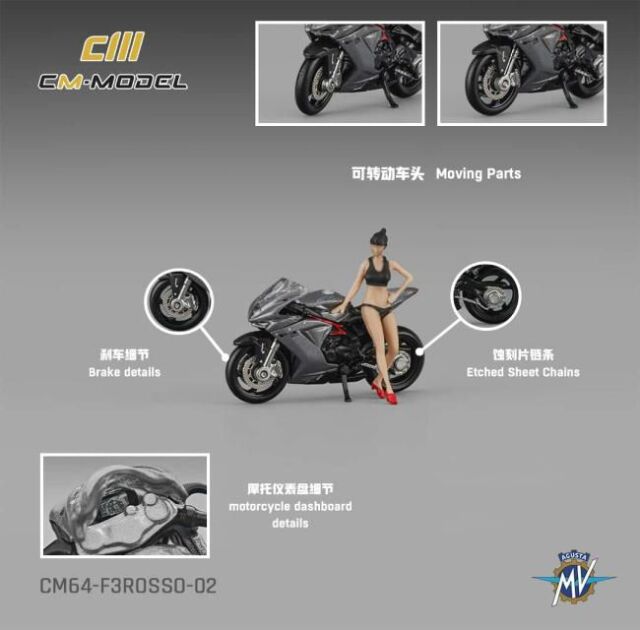 CM・MODEL(CMモデル) 1/64 (ダイキャスト製) MVアグスタ F3