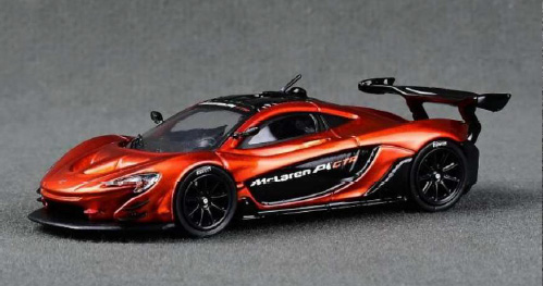 オートスケールコレクション マクラーレン P1 GTR シルバー/ オレンジ オートスケールコレクション マクラーレン P1 GTR シルバー
