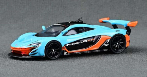 CM・MODEL(CMモデル)  1/64 マクラーレンP1 GTR ライトブルー／オレンジ