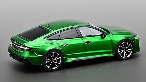 CM・MODEL(CMモデル) 1/64 Audi RS7 sportback メタリックグリーン