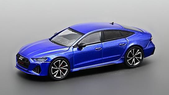 CM・MODEL(CMモデル)  1/64 Audi RS7 Sportback メタリックブルー