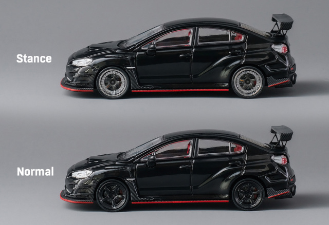 CM・MODEL(CMモデル) 1/64 Subaru Varis Widebody 2.0 ブラック ガリバー