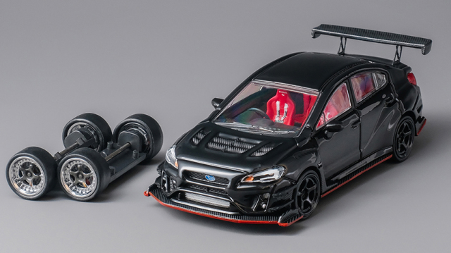 CM・MODEL(CMモデル)  1/64 Subaru Varis Widebody 2.0 ブラック