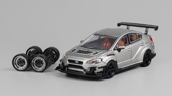 CM・MODEL(CMモデル)  1/64 Subaru Varis Widebody 2.0 WRX シルバー