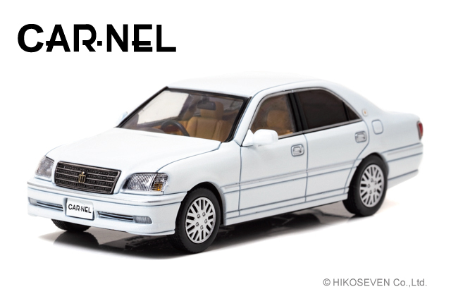 CAR-NEL (カーネル) 1/43 トヨタ クラウン ロイヤルサルーンG (JZS175) 2001 ホワイトパールクリスタルシャイン ※限定300台