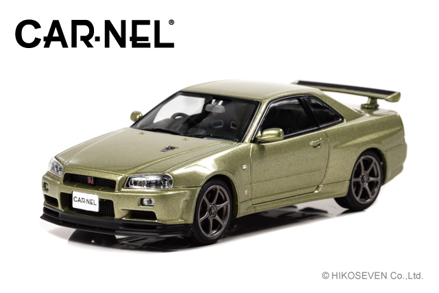 CAR-NEL (カーネル) 1/43 日産 スカイライン GT-R VspecII Nur (BNR34 