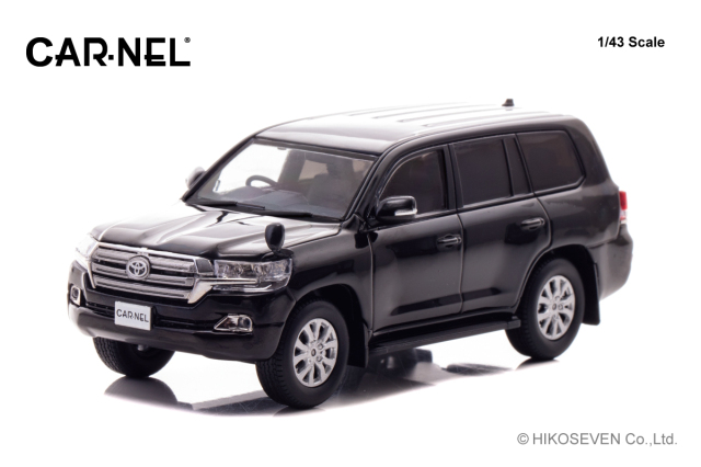 CAR-NEL (カーネル) 1/43 (ダイキャスト製) トヨタ ランドクルーザー AX G selection (URJ202) 2015 Black 限定300個