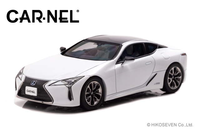 CAR-NEL (カーネル) 1/43 レクサス LC500h L package (GWZ100) 2017 White Nova Glass Flake ※限定500台