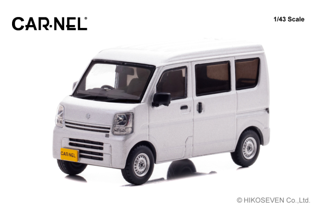CAR-NEL(カーネル) 1/43 (ダイキャスト製) スズキ エブリイ PA (DA17V) 2021 Silky Silver Metallic Limited 300pcs