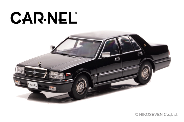 CAR-NEL (カーネル) 1/43 日産 グロリア Brougham VIP (PAY31) 1998 Black　※限定300台
