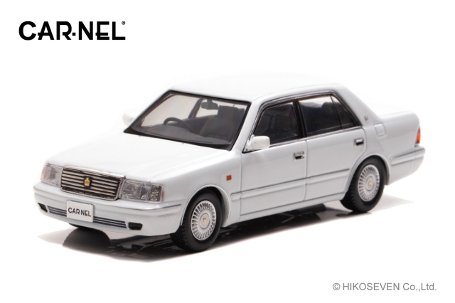 CAR-NEL (カーネル) 1/43 トヨタ クラウン ロイヤルサルーン G (JZS155) 1999 Crystal White Pearl Shine ※限定300台