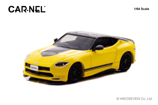 CAR-NEL (カーネル) 1/64 日産 フェアレディ Z Version ST Customized Edition 2023 Ikazuchi Yellow / Super Black ※限定999台