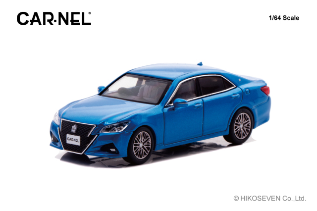 CAR-NEL (カーネル) 1/64 (ダイキャスト製) トヨタ クラウン アスリート S Japan Color Selection package 2015 天空 Pure Blue Metallic ※限定499台