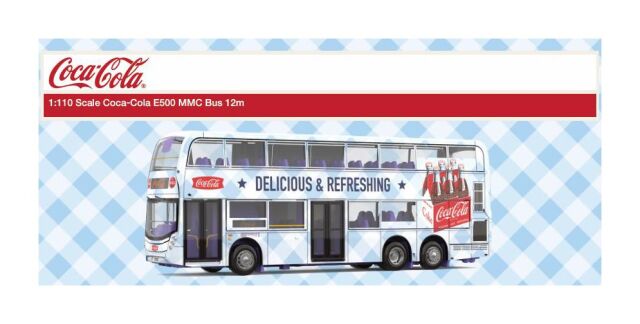 TINY(タイニー) Tiny City (ダイキャスト製) KMB ADL エンバイロ500 MMC 12m Coca-Cola