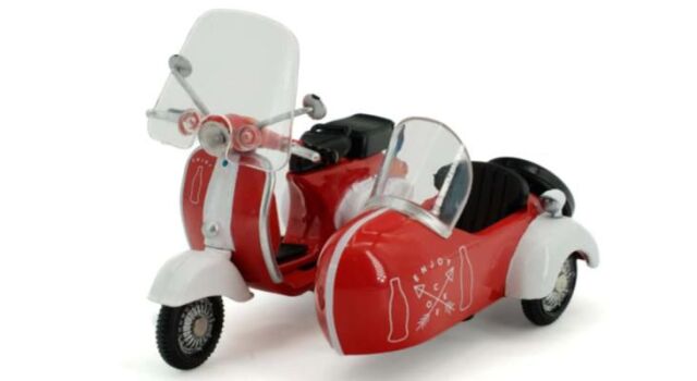 [予約]TINY(タイニー ) Tiny City (ダイキャスト製) スクーター サイドカー Coca-Cola