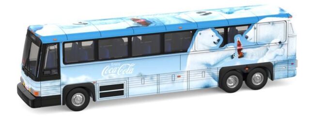 TINY(タイニー) Tiny City (ダイキャスト製)シングルデッキバス "COCA COLA Polar Bear"