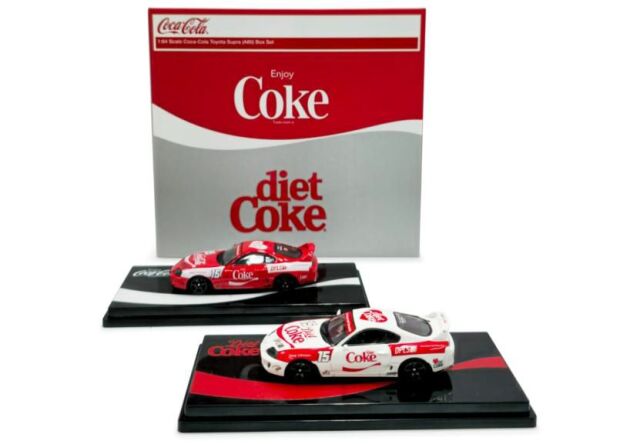 [予約]INNO Models(イノモデル) 1/64 (ダイキャスト製) Toyota スープラ (A80) Coca Cola Box Set