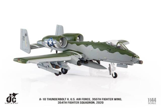 JCW 1/144 (ダイキャスト製) A-10C アメリカ空軍 第355戦闘航空団 第