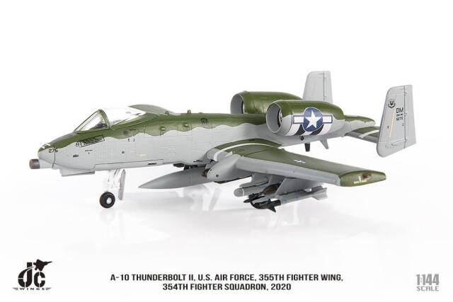 JCW 1/144 (ダイキャスト製) A-10C アメリカ空軍 第355戦闘航空団 第354戦闘飛行隊 2020