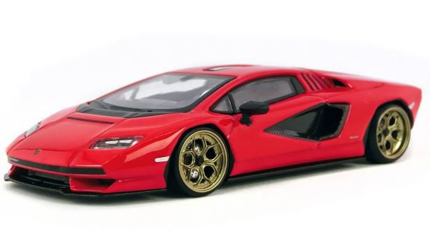 D MODEL 1/64 Lamborghini カウンタック (LPI 800-4) レッド