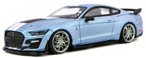 D MODEL 1/64 Ford マスタング シェルビー GT500 ブルー