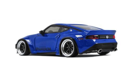 D MODEL 1/64 (ダイキャスト製) Nissan Z Pandem ブルー