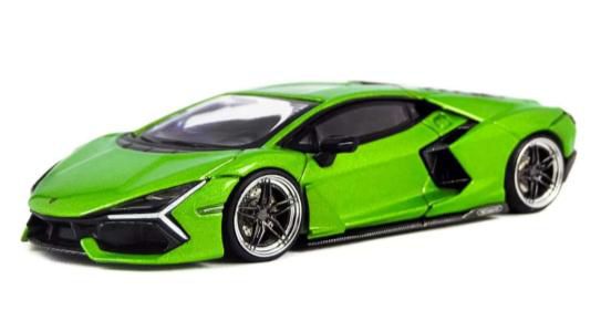 D MODEL 1/64 (ダイキャスト製) Lamborghini レヴエルト ヴェルデセルヴァンス