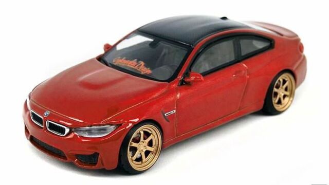 D MODEL 1/64 BMW M4 サキールオレンジ w/Copper Wheel