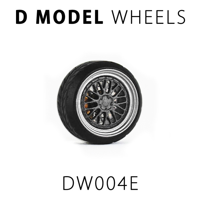 D MODEL 1/64用 ドレスアップパーツシリーズ Wheels No.4 (Silver/Gray)