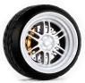 D MODEL 1/64用 ドレスアップパーツシリーズ D Model Wheels No.11 (White)