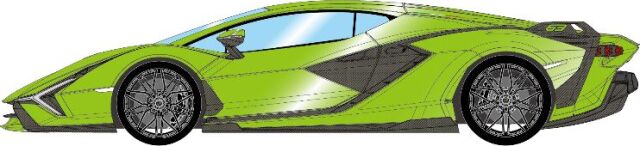 [予約]EIDOLON(アイドロン) 1/43 (レジン製) ランボルギーニ シアンFKP 37 2019 ヴェルデイサカ(限定50台、国内販売25台)