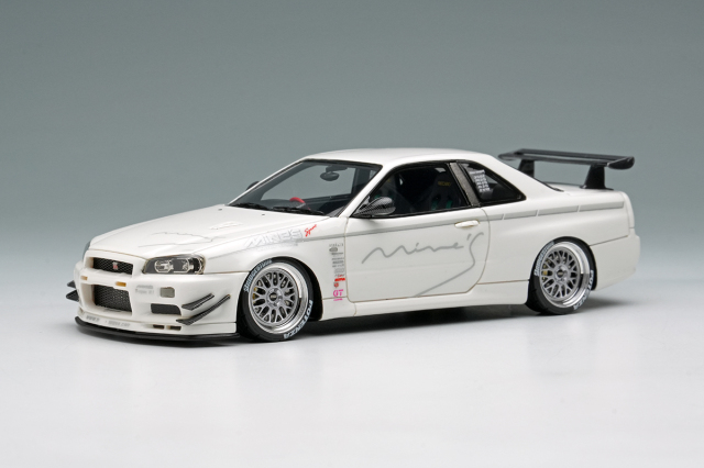 [予約]EIDOLON(アイドロン) 1/43 (レジン製) マインズスカイラインGT-R (BNR34) V-spec N1 (BBSホイール) Time Attack in USA (限定150台)